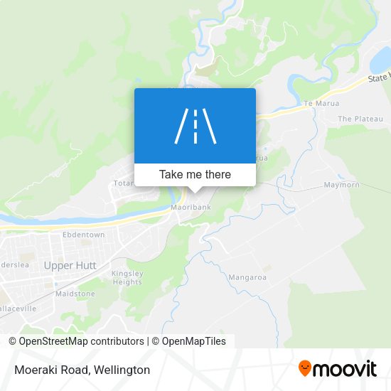 Moeraki Road map