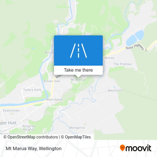 Mt Marua Way map