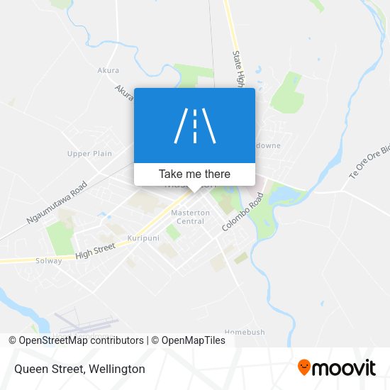 Queen Street map