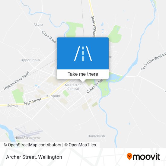 Archer Street map