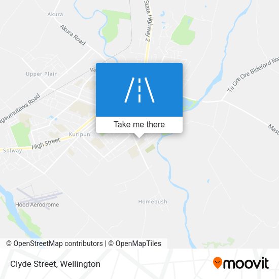 Clyde Street map