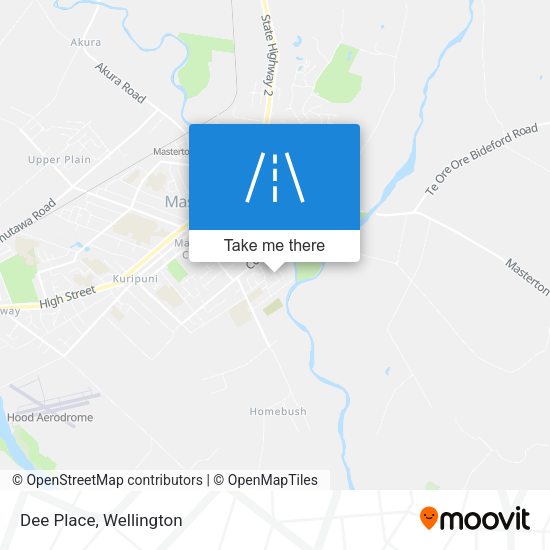 Dee Place map