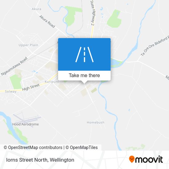 Iorns Street North map