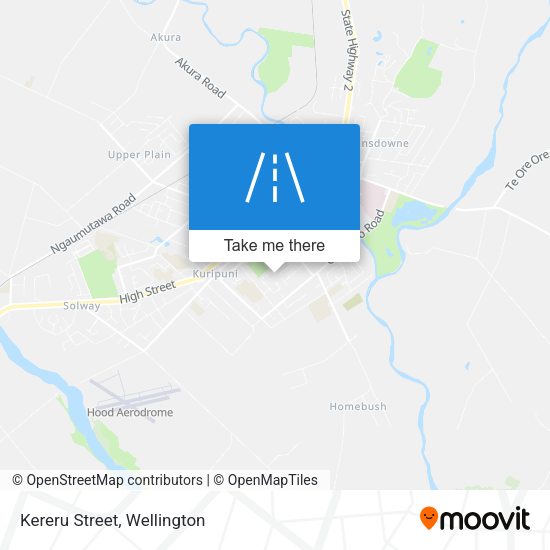 Kereru Street map