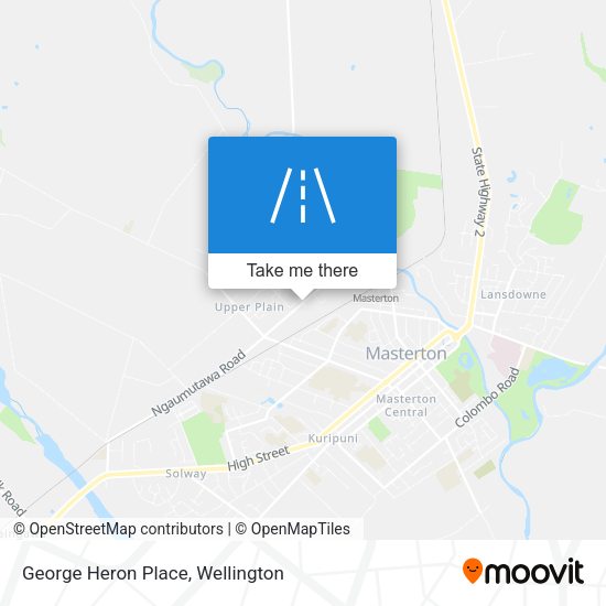 George Heron Place map