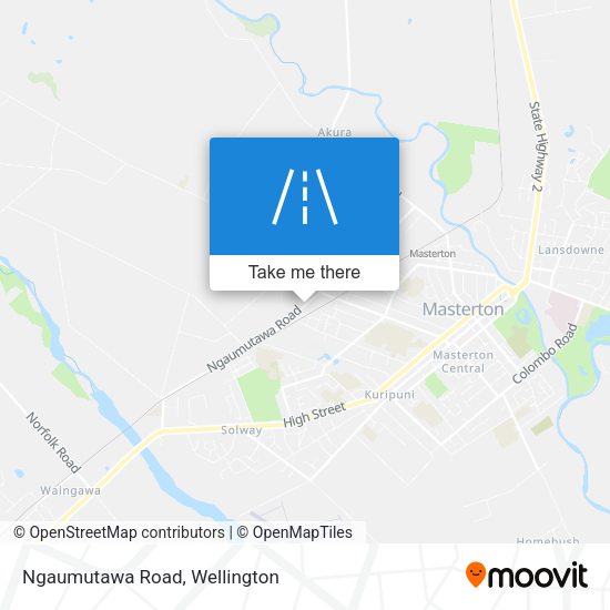Ngaumutawa Road map