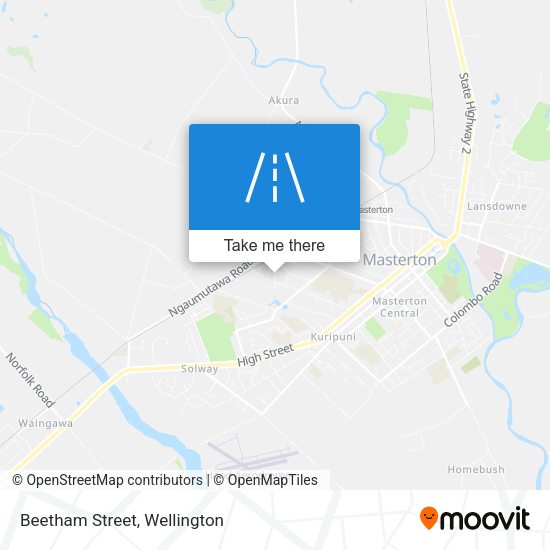 Beetham Street map