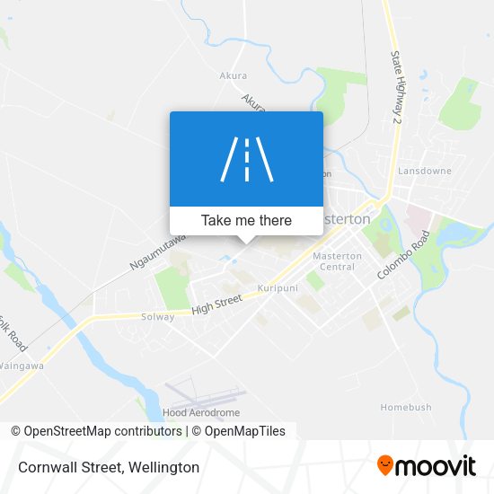 Cornwall Street map