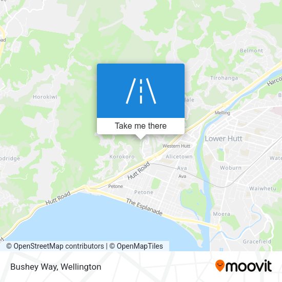 Bushey Way map