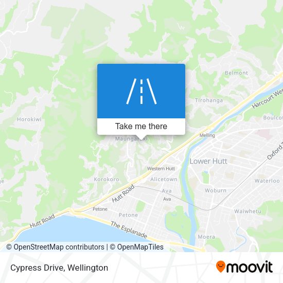 Cypress Drive map