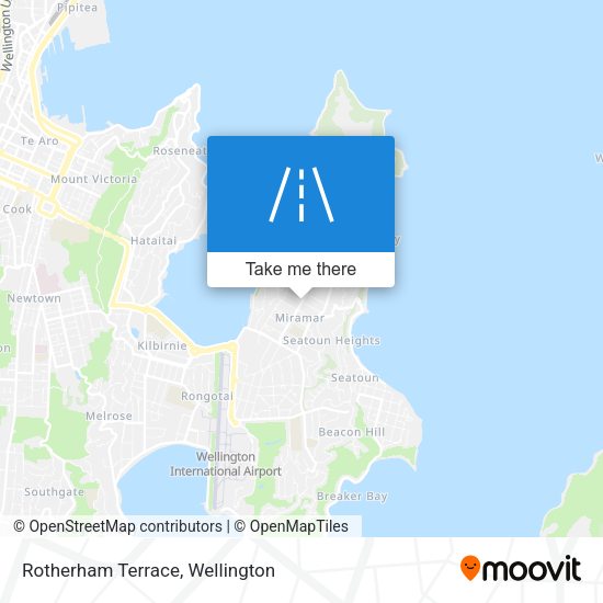 Rotherham Terrace map