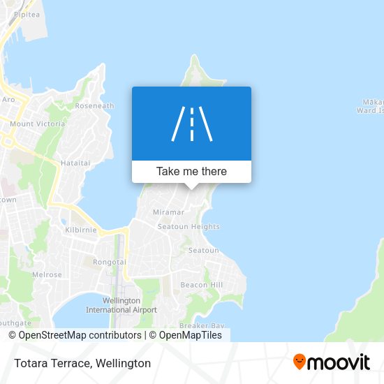 Totara Terrace map