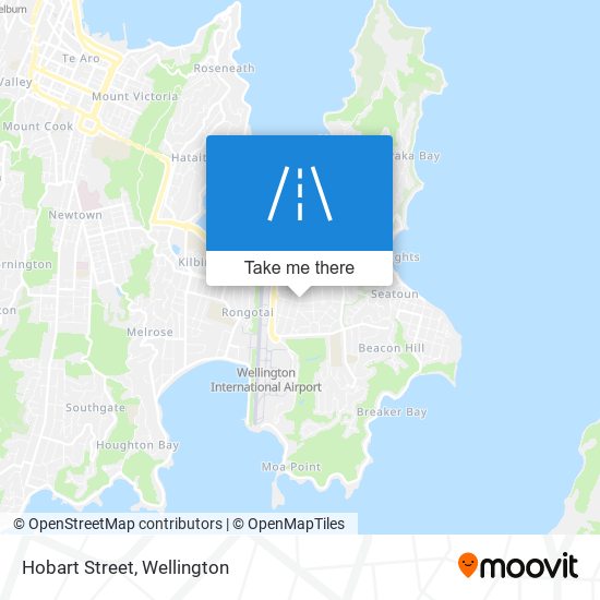 Hobart Street map