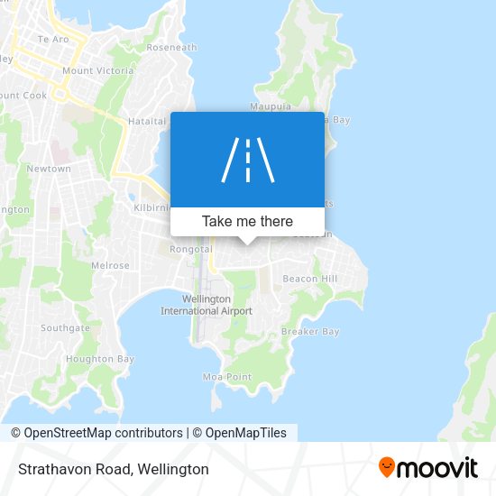 Strathavon Road map