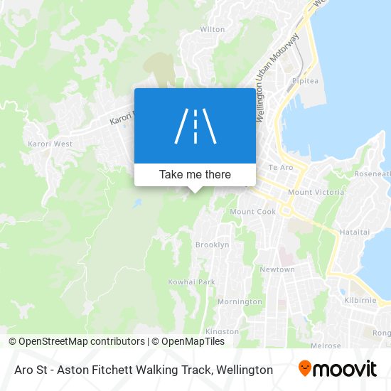 Aro St - Aston Fitchett Walking Track地图