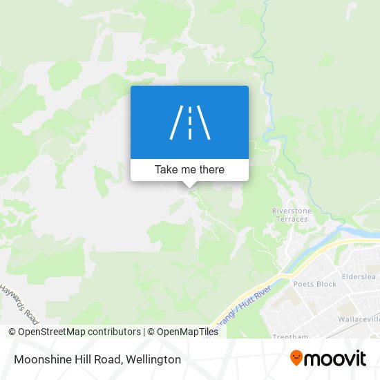 Moonshine Hill Road map