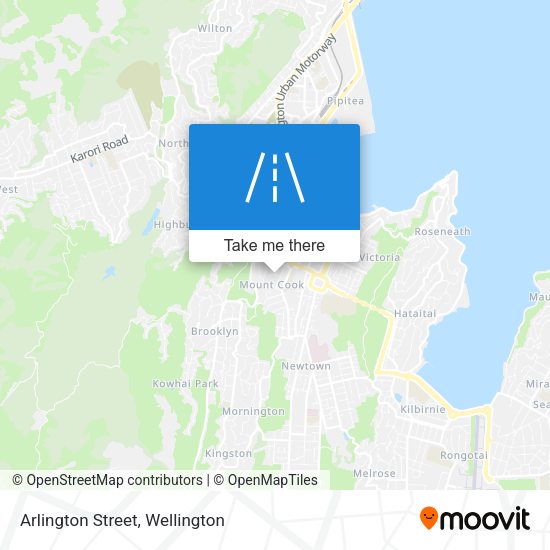 Arlington Street map
