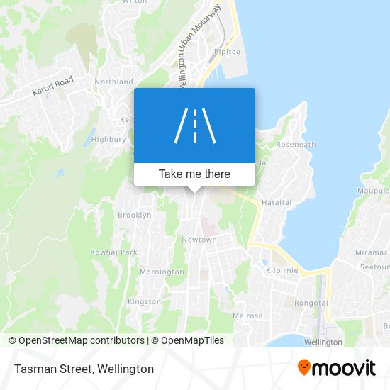 Tasman Street map