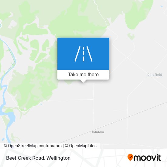 Beef Creek Road map