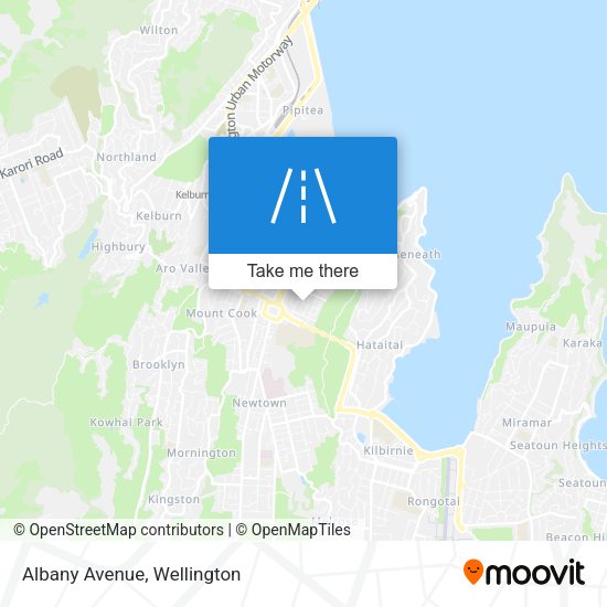 Albany Avenue map