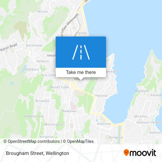Brougham Street map