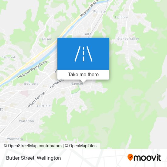 Butler Street map