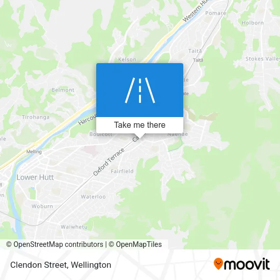 Clendon Street map