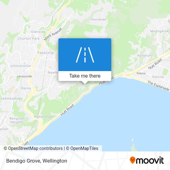 Bendigo Grove map