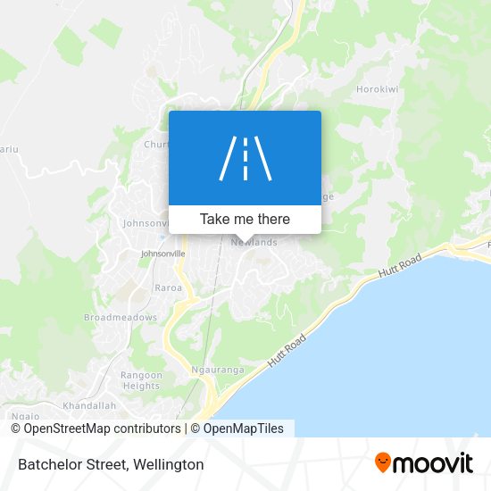 Batchelor Street map