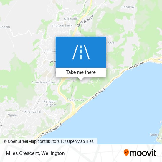 Miles Crescent map