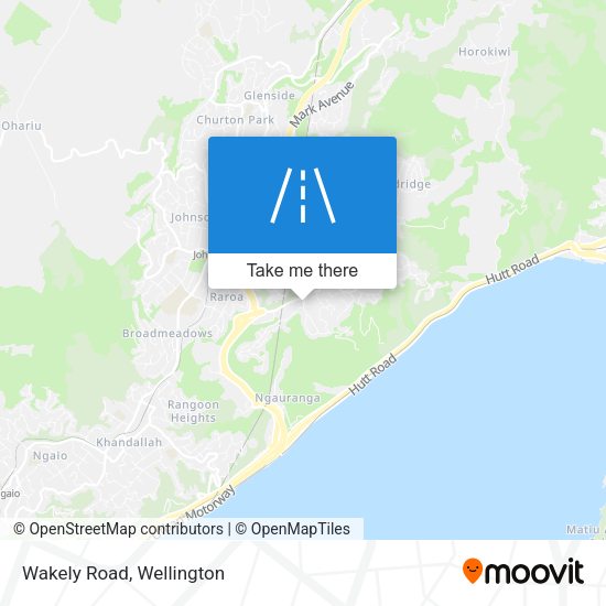 Wakely Road map