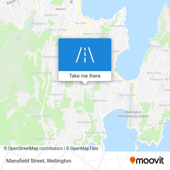 Mansfield Street map