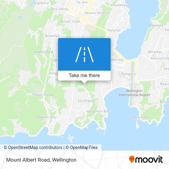 Mount Albert Road map