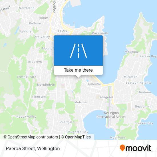 Paeroa Street map
