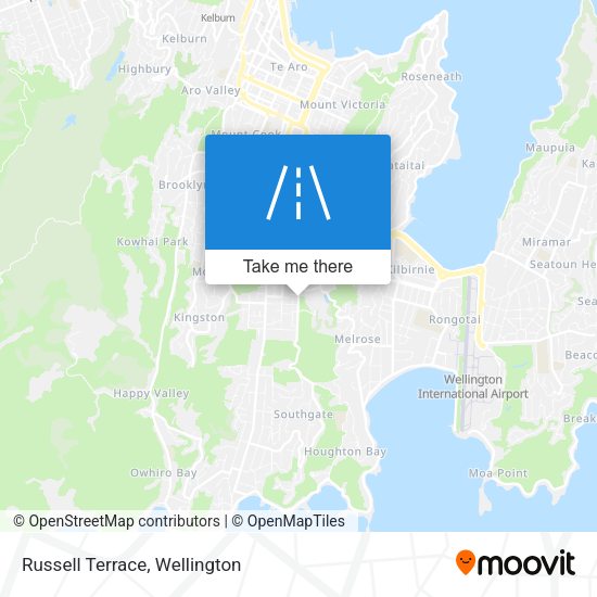 Russell Terrace map