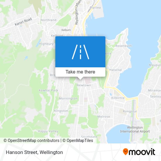 Hanson Street map