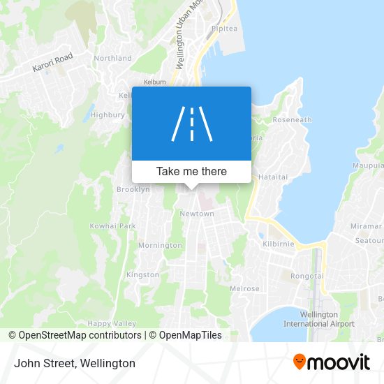 John Street map