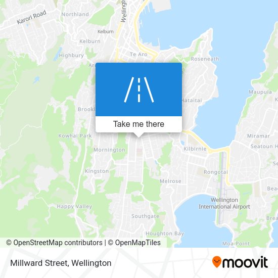 Millward Street map