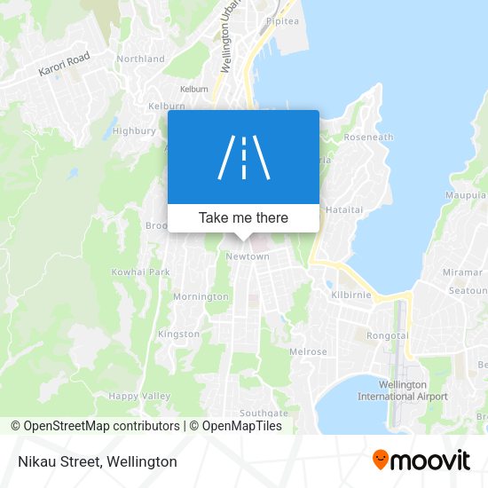 Nikau Street map
