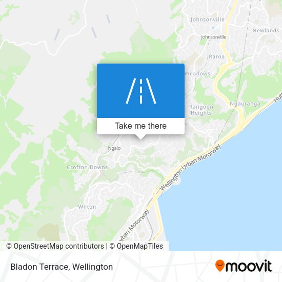 Bladon Terrace map