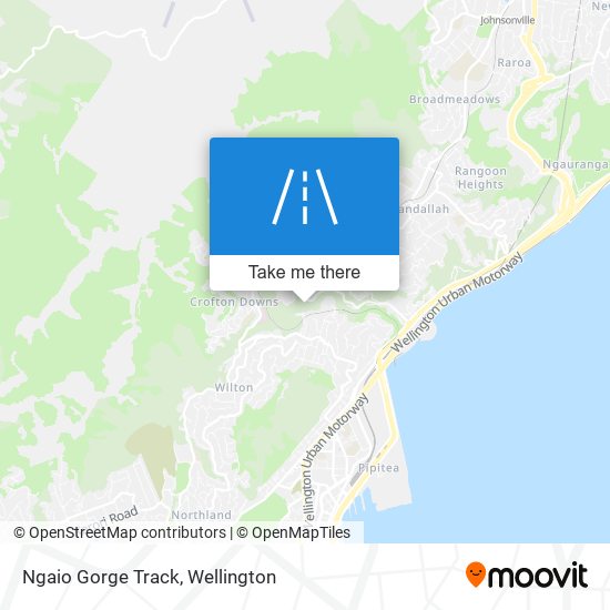 Ngaio Gorge Track map
