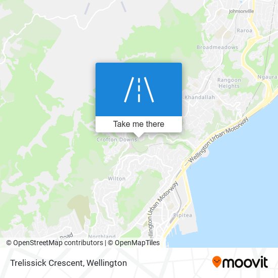 Trelissick Crescent map