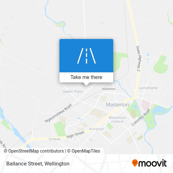 Ballance Street map