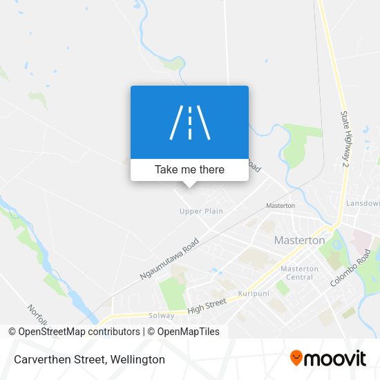 Carverthen Street map