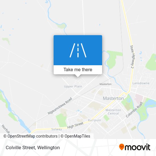 Colville Street map