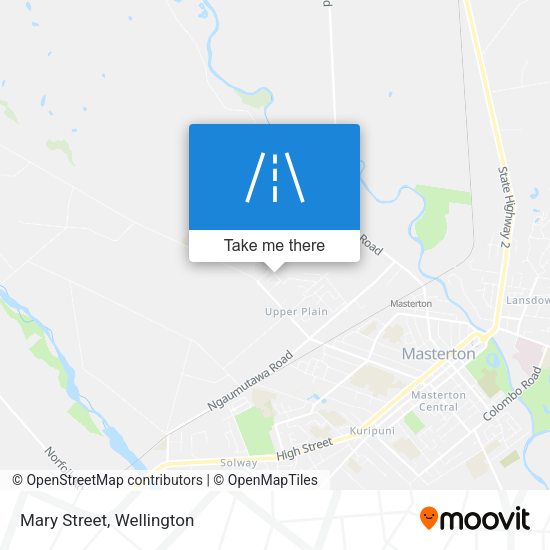 Mary Street map