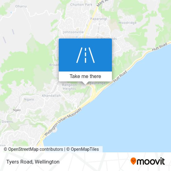 Tyers Road map