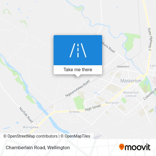 Chamberlain Road map