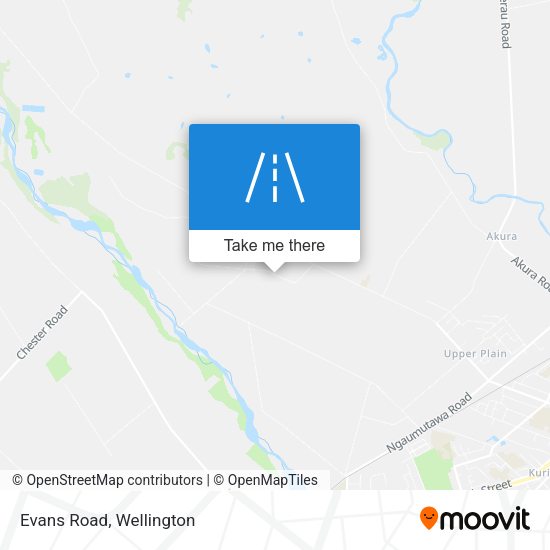 Evans Road map