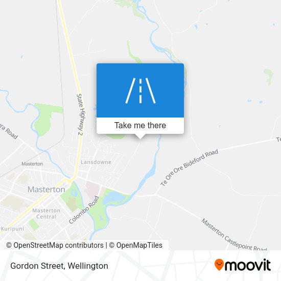 Gordon Street map